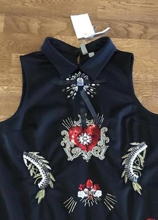 Чёрное красивое миди платье, р. 14