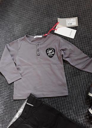 Marese франція лонгслив / тонка кофта / дорогий бренд / зріст 74 см / 12 міс / лонгслів реглан