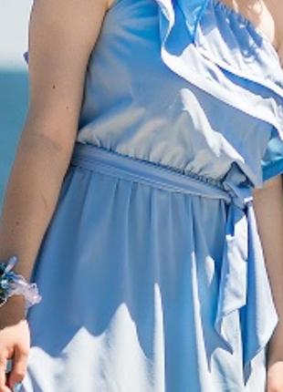 Трикотажное платье миди2 фото