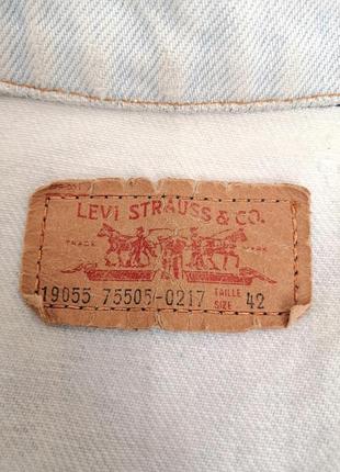 Джинсовая куртка levi's винтаж10 фото