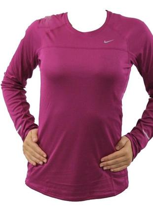 Nike running dri fit лонгслив реглан спортивный размер l оригинал.2 фото