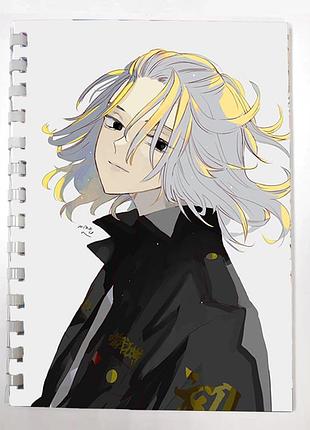 Блокнот скетчбук майки аниме токийские tokyo revengers (sk0064)