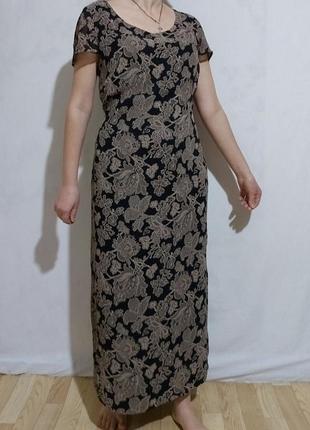 Платье макси с вискозы англия laura ashley6 фото