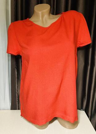 Женская блуза футболка кофта вискозная красная