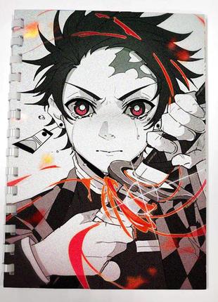 Блокнот скетчбук аниме клинок рассекающий демонов для рисования (sk0096)