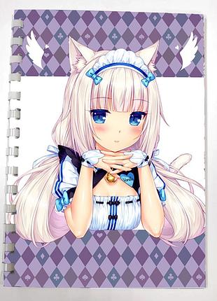 Блокнот скетчбук аніме котячий рай nekopara (sk0100)