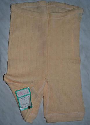 Тёпленькие удлинённые трусы, шорты,панталоны textilcommerz германия нежно-жёлтого цвета1 фото