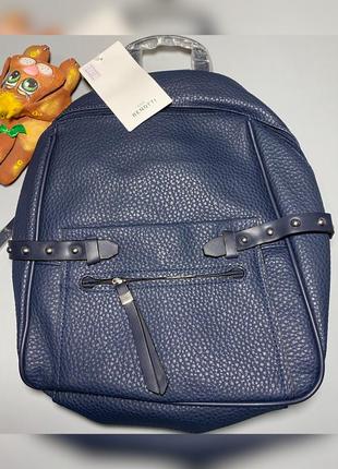 Рюкзак темно-синього кольору, сток1 фото