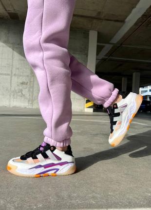 Кроссовки adidas nite jogger фиолетовые6 фото