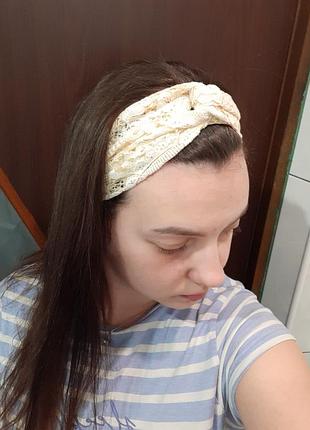 Ажурна пов'язка на голову