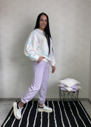 Об'ємний світшот акварельний. останній розмір, знижка