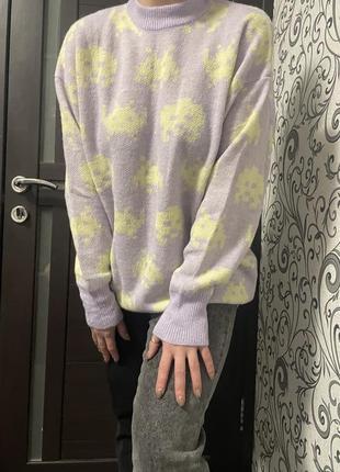 Zara светр, джемпер оверсайз space