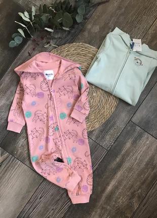 Теплый человечек 6-9мес zara next george h&m