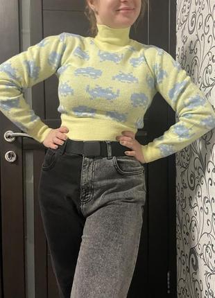 Zara свитер джемпер кофта space
