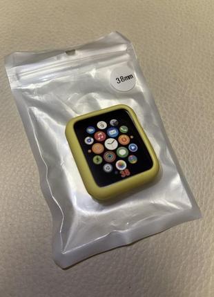 Силиконовый кейс для apple watch 38 mm
