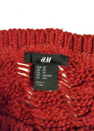 Красный свитер h&m3 фото