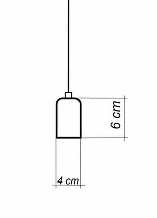 Стельова люстра на 5 ламп ceiling-5g (e27, коло, білий, 1 м) підвісний світильник8 фото