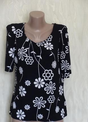 Натуральная блуза из вискозы next, р.12-14