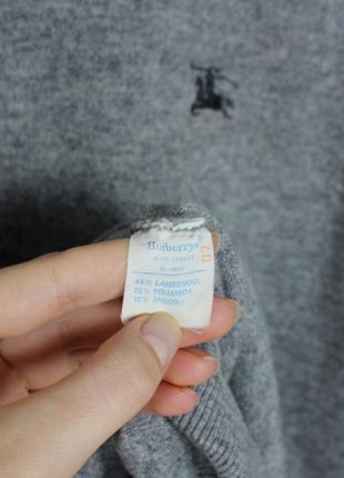 Burberrys винтажный шерстной классический свитер4 фото