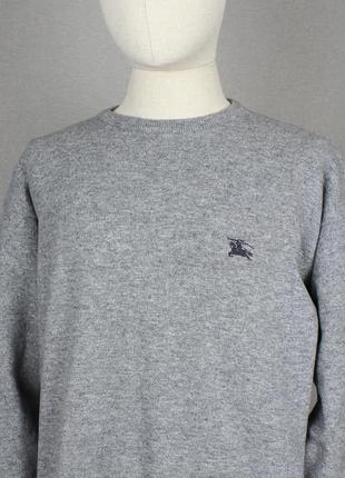 Burberrys винтажный шерстной классический свитер3 фото