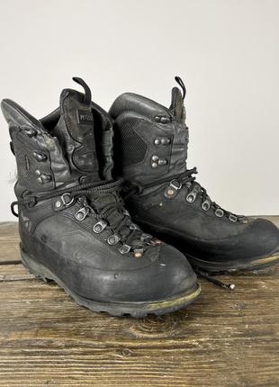 Ботинки треккинговые, кожаные millet, gore-tex, крепкие