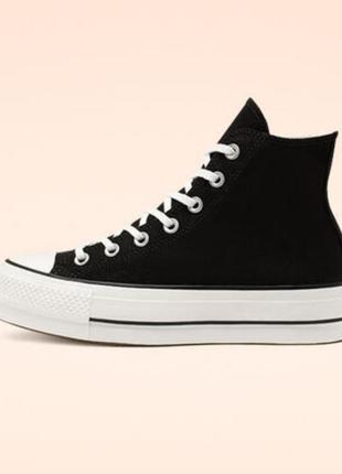 Кеди converse на платформі5 фото