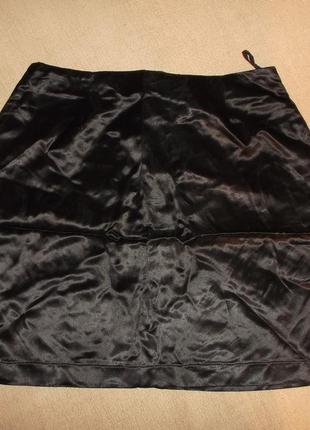 Атласная черная юбка - latisha p/ 121 фото
