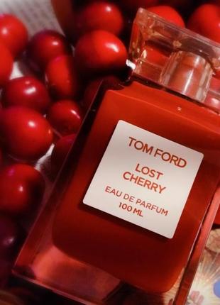 Хит! 1 мл 🍒 lost cherry вишня tom ford 🍒 затест распив отливант парфюмированная вода духи унисекс3 фото