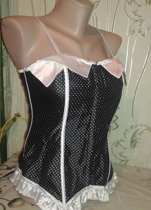 Корсет в горохи л,85 а-в