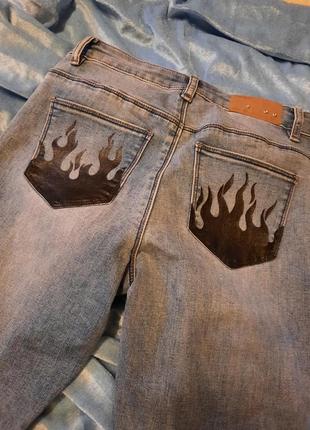 Стильные джинсы с огоньком 🔥4 фото