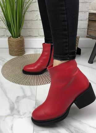 Чоботи демі натуральна шкіра 36-41