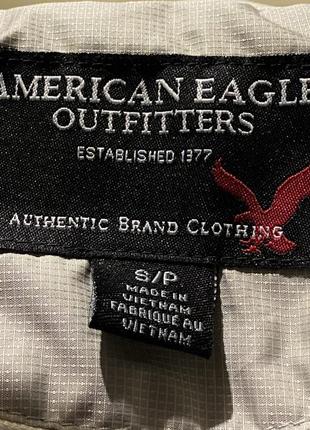 Демисезонный пуховик кроп без капюшона american eagle в размере s4 фото