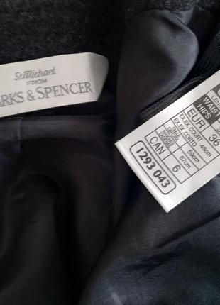 Теплая шерстяная юбка на подкладке от marks&spencer7 фото