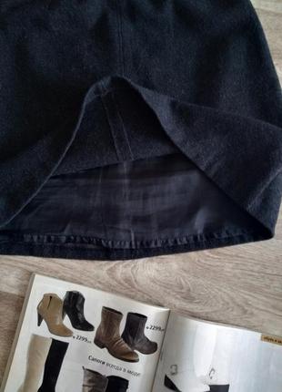 Теплая шерстяная юбка на подкладке от marks&spencer8 фото