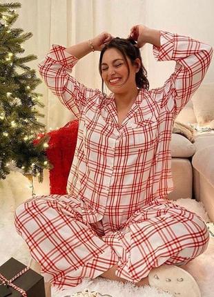 Фланелева бавовняна піжама зі штанами вікторія сікрет оригінал