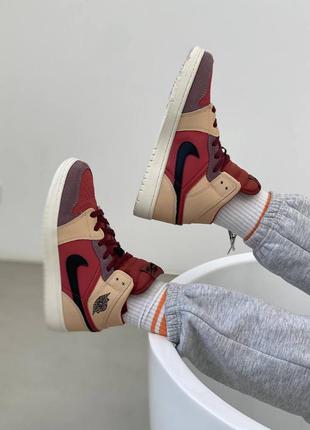 Nike air jordan retro 1 жіночі кросівки найк аїр джордан ретро3 фото