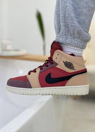 Nike air jordan retro 1 женские кроссовки найк аир джордан ретро4 фото