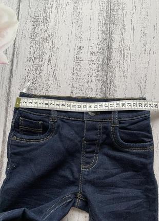 Крутые трикотажные джинсы штаны брюки с вышивкой c&a 18мес5 фото