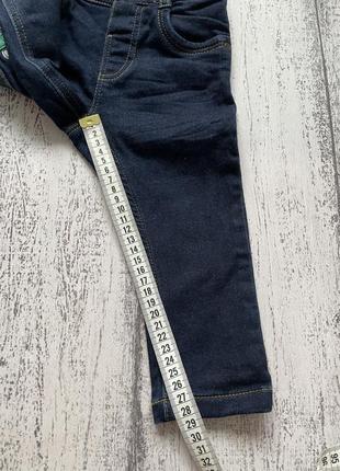 Крутые трикотажные джинсы штаны брюки с вышивкой c&a 18мес7 фото