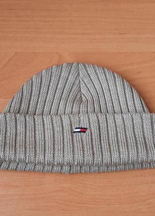Бежева шапка біні hilfiger sport | tommy hilfiger vintage