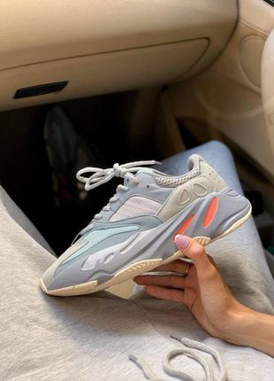 Кросівки yeezy 700 blue6 фото