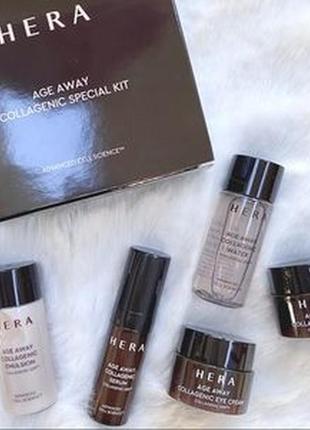 Набор миноверсий омолаживающей линии hera age away collagenic special kit (5items)
