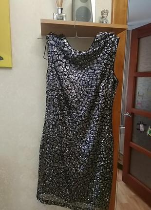 Платье паетки