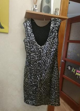 Платье паетки 2