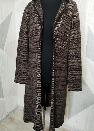 Длинный шерстяной кардиган monsoon