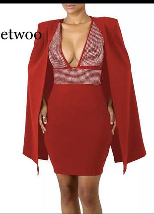 Шикарное платье🌹🌹🌹😍😍😍 с накидкой