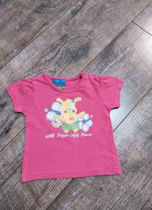 Футболка дівчинці, topolino, р. 74-80, 9-12 міс.