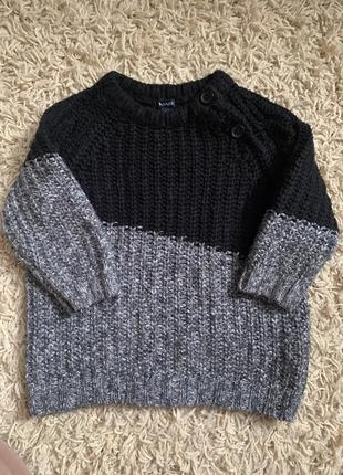 Тёплый вязаный свитер для мальчиков kiabi