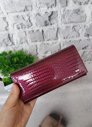 Женский кожаный кошелек из натуральной кожи жіночий шкіряний гаманець