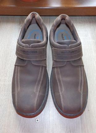 Туфли , полуботинки , мокасины hush puppies leather shoes на липучке